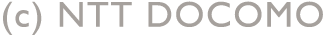 &copy;DOCOMO